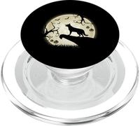 Aullido de Perro de Halloween PopSockets PopGrip para MagSafe