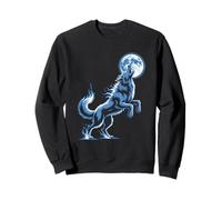 Aullido del Lobo Bajo La Luz De La Luna Sudadera