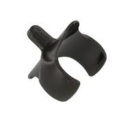 Aulos Apoyo para el pulgar/protector de pulgar/soporte de pulgar - marrón oscuro - para flauta dulce contralto - de fácil enganche - evita que ruede
