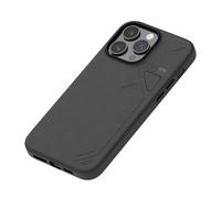 Aulumu A05 Cuero Vegano para iPhone 14 Pro MAX Funda Magnética [Ventana de Enfriamiento Única] - Compatible con Magsafe [Metal Individuales Botones] Anti-Choque Antiarañazos Carcasa Protectora, Negro