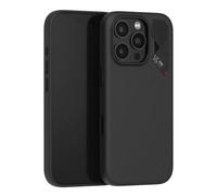 Aulumu A16 Funda Cuero Vegano para iPhone 16 Pro | Control de Cámara | con Aletas de Refrigeración | Comodidad de Lujo | Compatible con MagSafe | Envoltura Completa - Touch Negro