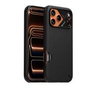 Aulumu A17 Funda con protección contra golpes para iPhone 17 Pro Max con Magsafe, funda con control de cámara, CoolHyper Case, marco de cámara de aleación de aluminio, protección compuesta de