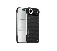 Aulumu A17 - Funda magnética para iPhone 17 Air, funda de fibra de aramida compatible con MagSafe, 1500D ultra fina y ligera protectora con tecnología CoolHyper, negro