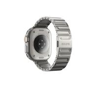 Aulumu Correa de reloj de aleación de titanio C01 Hi-Per | para Apple Watch Ultra 3 y Ultra 2/1 | Cierre magnético ultrafino | Proceso de endurecimiento profesional DLC | iWatch Series de esfera