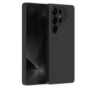 Aulumu S25 Ultra Galaxy Funda Magnética de Cuero Vegano | Compatible con MagSafe | Refrigeración Pasiva Funda Samsung Galaxy S25 Ultra - Negro