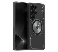 Aulumu S25 Ultra Galaxy Funda Magnética | Tecnología IMD Térmica | Compatible con MagSafe | Refrigeración Pasiva Funda Samsung Galaxy S25 Ultra - Gris Translúcido