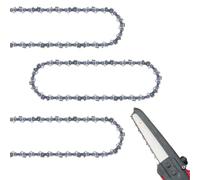 AUMEL 3 Cadenas de Motosierra para paso 3/8"LP, grosor 0,05" (1,3 mm), 33 eslabones motrices, para espada de 8" (20 cm), cadena para Oregon/Bosch/Einhell/Ryobi y más motosierra