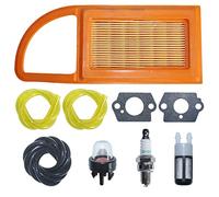AUMEL 4282 141 0300 Línea de filtro de combustible de aire Kit de empaquetadura de cebador de manguera Para Stihl BR500 BR550 BR600 Soplador w/Primer Bulb Bujía.