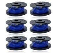 AUMEL 6 Carretes de Hilo de Repuesto para Ryobi One AC14RL3A Olt1832 Rac124 OLT1825M P2000 Hilo Relleno para Ryobi 18 V, 24 V, 40 V Carrete para Desbrozadora 5132002434