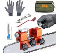 AUMEL Afilador de Cadena de Motosierra, Afilador Motosierra Mejorada para cadena de 3/8'' 1/4'' 0.325", Kit Afilador Cadena Motosierra Universal r para STIHL Husqvarna Serie