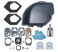 AUMEL Cubierta de prefiltro Kit de reparación de carburador de bombilla de imprimación para Honda GX25 HHT25S Motor Reemplazar 17231-Z0H-010 K10-WYJ