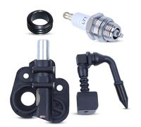 AUMEL - Kit bomba de aceite para Partner 350 351 352 390 391 370 371 401 420 para Poulan 2150 2250 para McCulloch CAT 335 435 Accesorios 530071259 con turbina Bujía