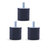 AUMEL Kit de amortiguación anular AV 3 piezas para Stihl 020T MS200 MS200T Motosierra 1116 790 9600 Tornillo de montaje.