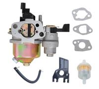 AUMEL Kit de juntas de montaje de carburador de tazón sistema de carburación para Honda GX160 GX200 GX120 GX140 con filtro de combustible, manguera de combustible (17cm) y escudo térmico