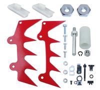 AUMEL Kit de motosierra para parachoques Stihl MS660 MS460 MS440 066 046 044 con juego de tornillos, atrapador de cadena, bloques de cadena para 1122 664 0508, 1122 664 0503