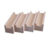 Aumentan la Altura de Los Muebles 10 cm Piernas de Madera para el Hogar Pies de Muebles Elevador,Ievantador de Muebles Patas de Muebles de Elevador de Muebles Juego de 4 Piezas (1.5cm)