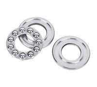 Aumotop 51204 Rodamiento de Bolas Axial Pista de Rodadura Precisa Operación Suave Fácil Instalación para Mantenimiento Maquinaria 5 Piezas