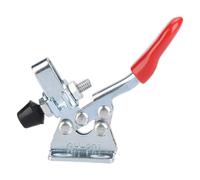 Aumotop Abrazadera de Palanca de Hierro Galvanizado, Capacidad Sujeción Manual Vertical Fija Rápida para Procesamiento Soldadura, Herramienta Manual para Multitud, 5 uds. (GH-201)