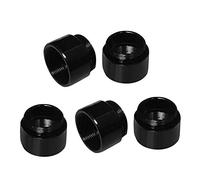 Aumotop Adaptador de Extensión de Rosca M12 Extensor Aleación Zinc Anillo Extensión Montaje Lente M12 para Interfaz MTV Lente CCTV Fácil Instalación Cámaras Seguridad Negro 10 Piezas