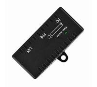 Aumotop Adaptador de Inyector Divisor PoE, Alimentación de Red LAN Duradera a Través Ethernet para Opción Material Ap, Velocidad Rápida para Oficina en Casa (Negra)