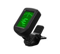 Aumotop Afinador de Guitarra con Clamp/Holder en Pantalla LED Retroiluminada de Dos Colores para Guitarra Temperamento Igual Doce Tonos, bajo, Violín, Ukelele, Afinador Portátil para Músicos Todos