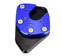 Aumotop Almohadilla de Extensión de Soporte Lateral Antideslizante para Motocicleta para NC750X/X-ADV 17-19 Placa Decorativa Duradera Alta Resistencia Estacionamiento Motocicletas (Azul)