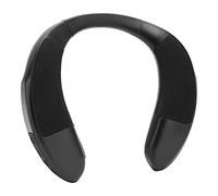 Aumotop Altavoz con Banda para el Cuello Llamadas Claras Sonido Estéreo Manos Libres Soporte para Tarjeta de Memoria de Largo Alcance Ligero Viajes en Casa Negro