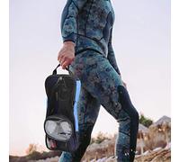 Aumotop Bolsa de Almacenamiento para Aletas de Buceo, Paquete Malla para Esnórquel, Cierre con Cordón, Ligero, 40g, Adecuado Adultos