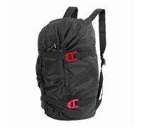Aumotop Bolsa de Cuerda para Escalada en Roca, Correa de Hombro Plegable Duradera para Equipo Mochilero Acampar Al Aire, 1 Unidad (Negra)