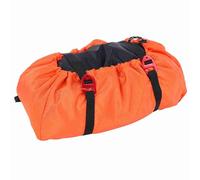 Aumotop Bolsa de Cuerda para Escalada en Roca, Correa de Hombro Plegable Duradera para Equipo Mochilero Acampar Al Aire, 1 Unidad (Naranja)