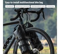 Aumotop Bolsa para Bicicleta Multifuncional Impermeable de Gran Capacidad para Bicicletas de Montaña y Carretera, Bolsa Versátil Cuadro (Bolsa y portabicicletas de Carretera.)
