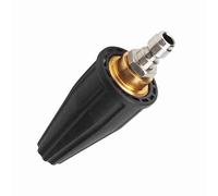 Aumotop Boquilla de Pulverización Turbo Giratoria para Lavadora de Alta Presión, Conexión Rápida Duradera para Lavadora Alta Presión, ABS + Metal Negro 1/4 Pulgadas, 1 Boquilla Ideal Eficiencia Riego