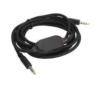 Aumotop Cable Auricular de Repuesto 1,6m con Micrófono | Calidad de sin pérdidas, compatible con Alienware, resistente y flexible, longitud extendida para juegos