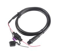 Aumotop Cable de Alimentación Masculino NMEA 2000 N2K con Fusible 5 Pines 1m de Largo Cable Troncal de Redes Cable de Arranque
