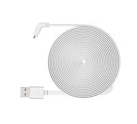 Aumotop Cable de Carga Arlo Pro Blanco de 20 Pies Carga Continua Efectiva No Es Necesario Cambiar la Batería Conveniente para Cámaras Seguridad Domésticas Inteligentes Arlo (6M)
