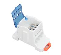 Aumotop Caja de Distribución Universal de Divisor Cables Eléctricos Caja Conexiones Alimentación Bloque Terminales 80 A para Varios Gabinetes Alto Voltaje 1000 V CA CC