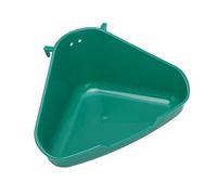 Aumotop Caja de Higiénica para Animales Pequeños, para Chinchilla Galesaur, a Prueba de Derrames, Color Verde Oscuro (S)