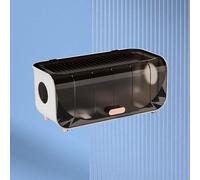 Aumotop Caja Organizadora de Cables Caja de Almacenamiento Cables Plástico Primera Calidad y Fácil Montar para un Escritorio Ordenado y Protección Seguridad para Enchufes Alimentación, Escena (Café)