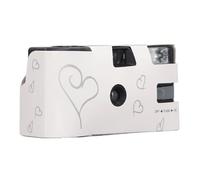 Aumotop Cámara de un Solo Uso con Flash, Fácil Disparo, Películas en Color, Era Estética para Bodas, Viajes y Fiestas