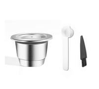 Aumotop Cápsulas de café de Acero Inoxidable Calidad para U CitiZ Pixie Le Cube Maestria Lattissima Inissia Concept, Taza Filtro Cápsulas café Reutilizable para Preparar Fresco