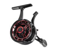 Aumotop Carrete de Pesca en Hielo Pie Alto de Aleación Aluminio Duradero con Liberación Línea una Tecla para Capacidad Línea 100 M, Diseño Ergonómico para Equipos y Equipos Pesca Uso a Largo Plazo