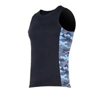 Aumotop Chaleco de Neopreno para Hombre sin Mangas (XXL) | Material de neopreno duradero, Cómodo para usar durante todo el día, Ideal para buceo, Uso versátil en deportes acuáticos,