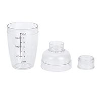 Aumotop Coctelera de Jugos, Tetera de Leche Fina y Brillante, Coctelera 530ml, Escala Transparente para Restaurante Familiar (350ml)