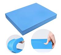 Aumotop Cojín Suave, Estera de Yoga para Ejercicios de Alto Rebote con Almohadilla de Espuma de Entrenamiento de Soporte Plano, Diseño de Textura Antideslizante para un Uso Estable, (azur)