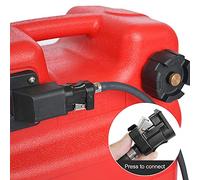 Aumotop Conjunto Eficiente de Línea de para Barcos para Motores Fueraborda hasta 85, Portátil y Confiable, Barcos, Botes, Canoas, Caucho + Metal