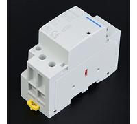 Aumotop Contactor de CA de Carril DIN 2P 40A bajo Consumo Energía Doméstico 2NO para Ahorro Energía, Adecuado para la Mayoría Aplicaciones Control Eléctrico Edificios