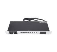 Aumotop Controlador de Secuenciador de Potencia Regleta Secuencial Eficiente Pantalla Voltaje en Tiempo Real 8 Canales para Equipos Sonido Iluminación Escenario Diseño Fácil Usar