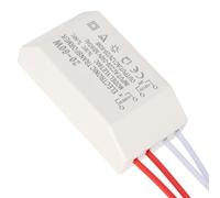 Aumotop Convertidor de Voltaje de Transformador Electrónico de 20-60 W, Fuente de Alimentación de 220 V a 12 V para Control Remoto de Atenuación, Tamaño Compacto y Peso Liviano, Diseño