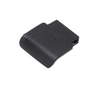 Aumotop Cubierta para Tarjeta de Memoria de Cámara, Tapa Ranura Plástico Duradera Negra para D3100, Pieza Reparación Liviana una Fácil Instalación, 1 Unidad