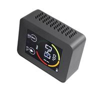 Aumotop Detector de CO2 Semiconductor, Medidor de Ventilación y Contaminación, Detección Rápida para el Hogar, Jardín, Cable Datos USB ZN MT03 (Negro)